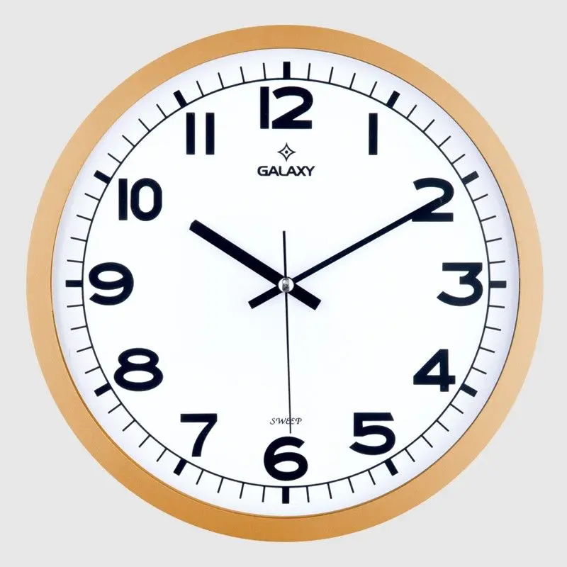 GALAXY DUVAR SAATİ GOLD