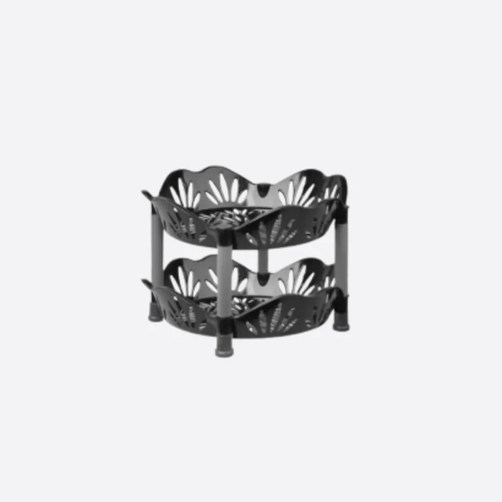 Support à Tasses à Fleurs 2 Niveaux