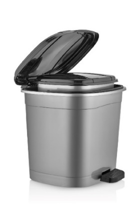 PEDAL CLASICO TRASH BIN SET NATURAL  (2 PCS IN 1 SET) (30-50 lt)  