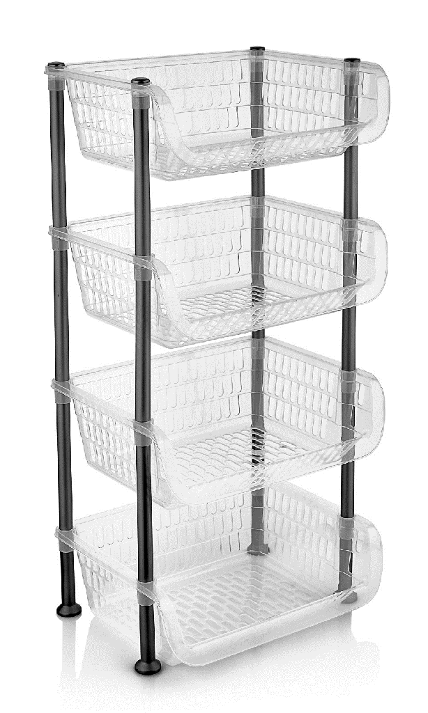 TRANSPARENT PANTRY NOSTALGIA SHELF (28cm*39cm*82,5cm)