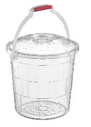 TRANSPARENT TETRIS BUCKET (15lt)