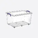 Wheeled Clear Box