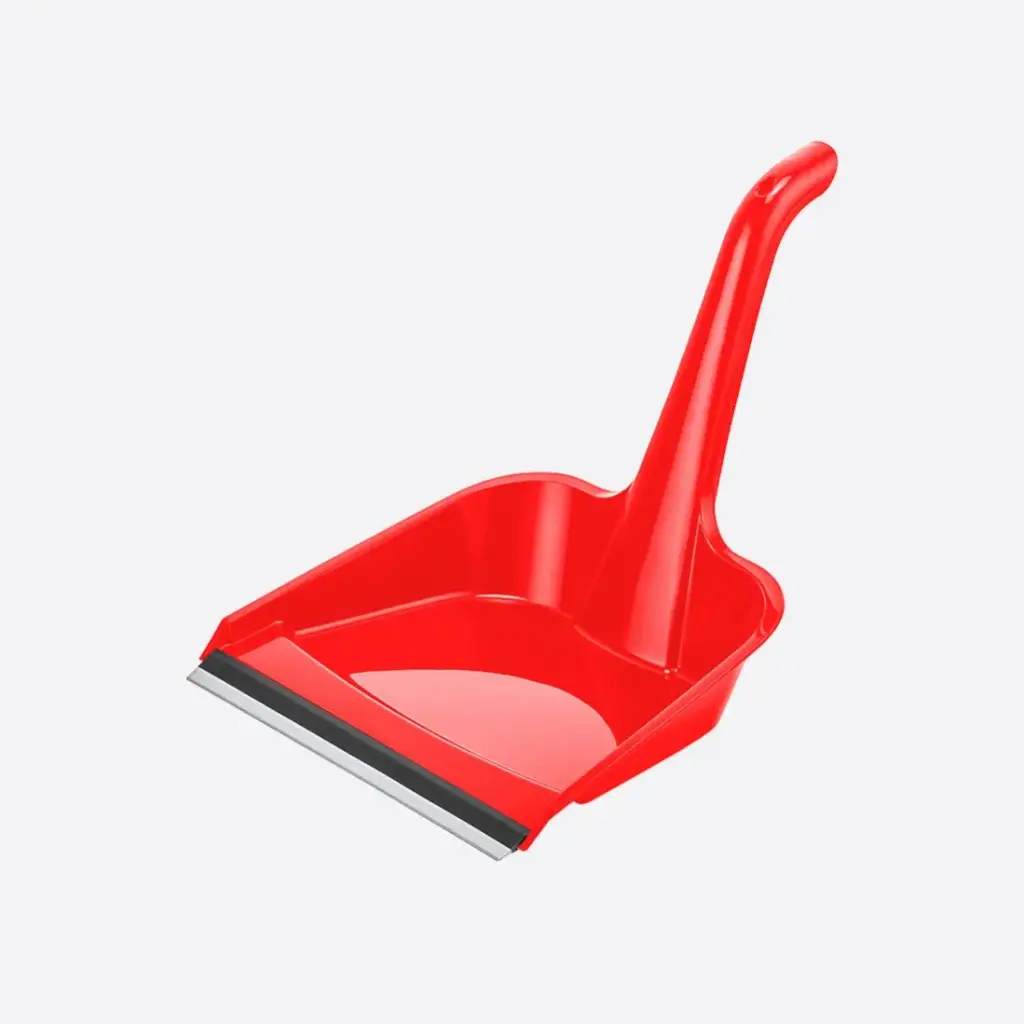 [09221] Dustpan with handle (Red)