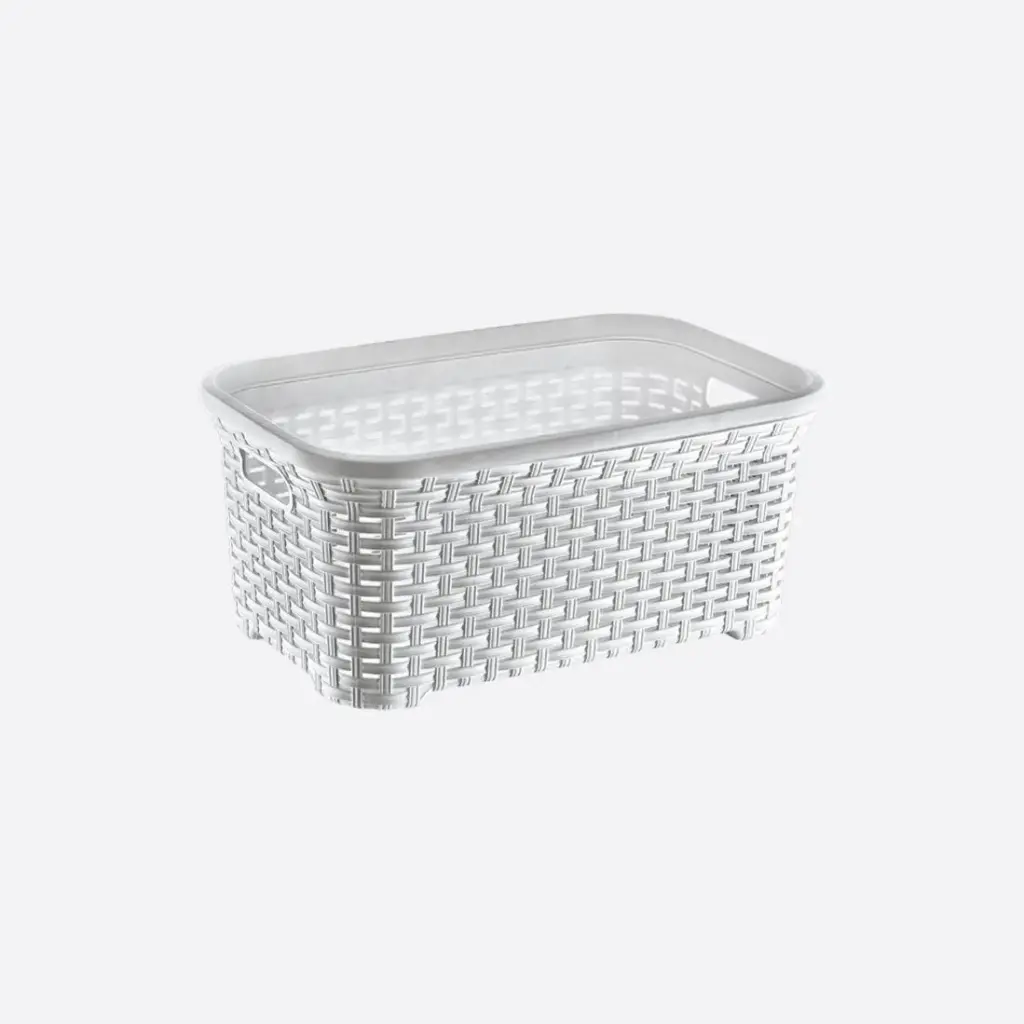 [05104] Rattan Basket (35lt, Blanco)