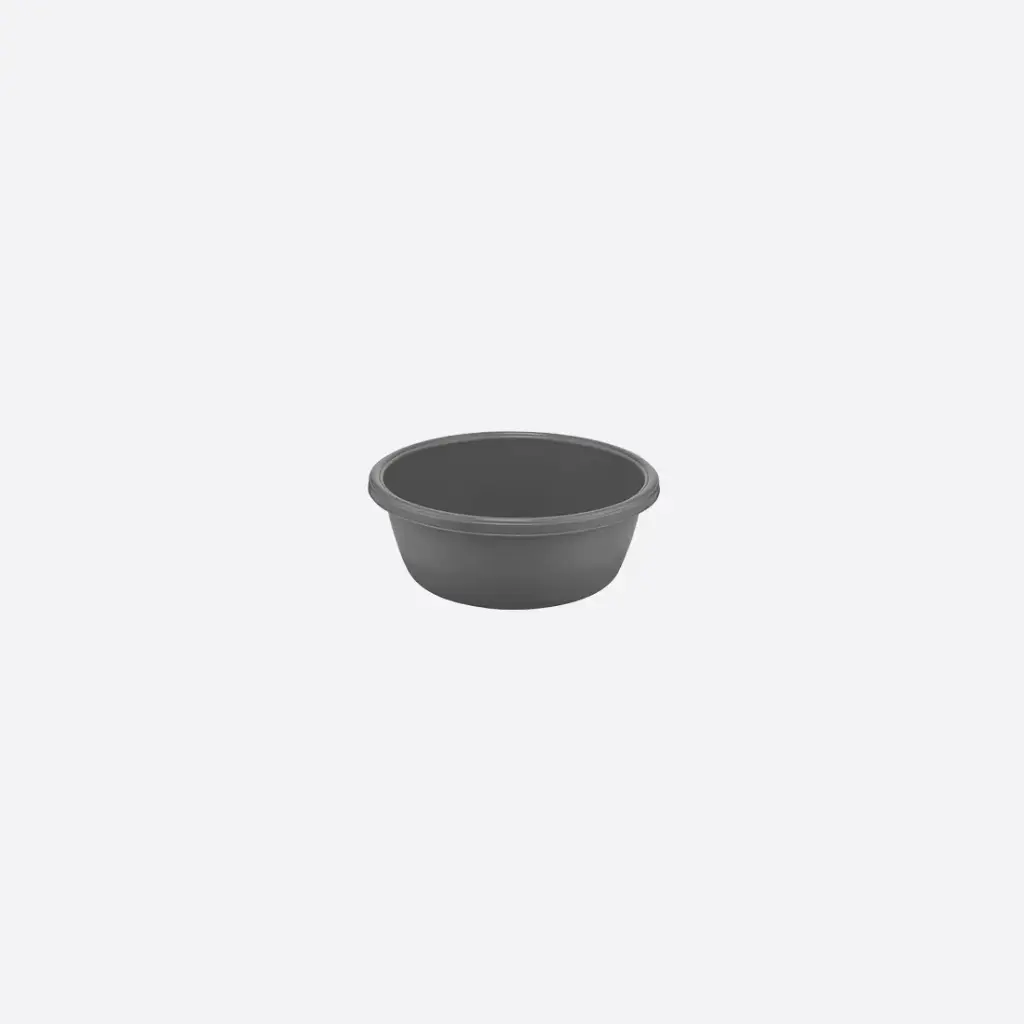 [10321] Round Basin (1 lt, Anthracite)