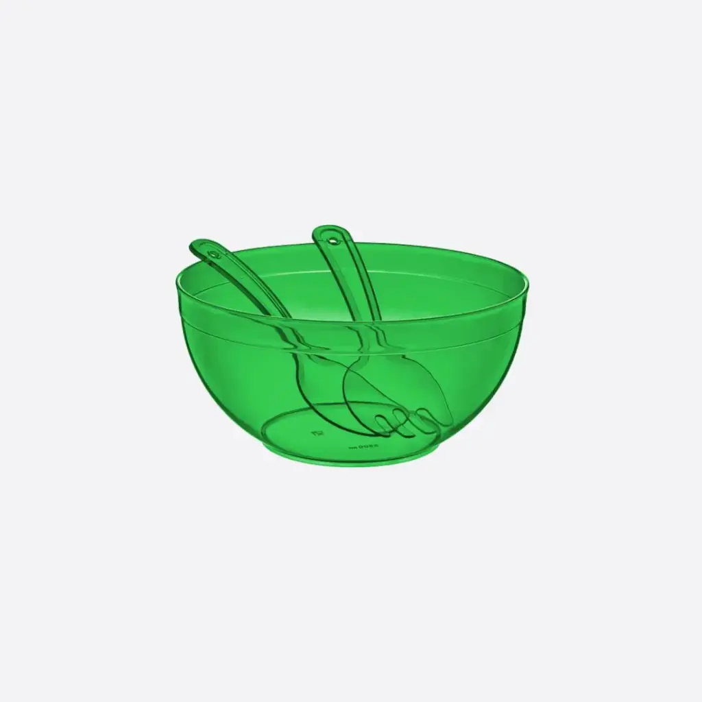 [10726] Crystal Chef Salad Set (4200ml, Green)