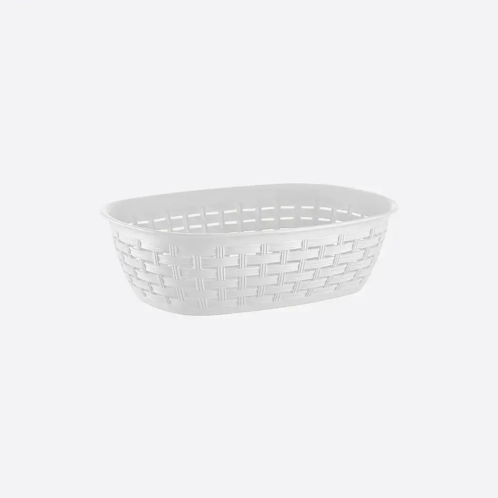 [05207-1] Ratten Basket (White)