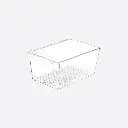 Ultra Clear Refrigerator Organizer With Strainer