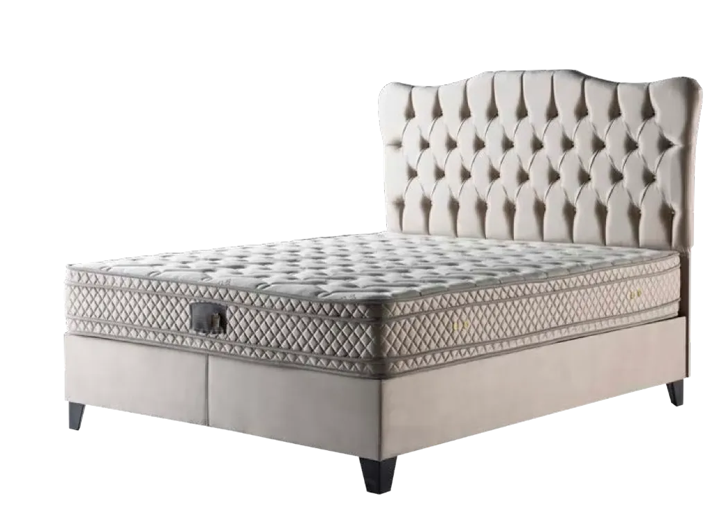 سرير مريح بنفسجية