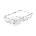 15-Compartment Egg Organizer