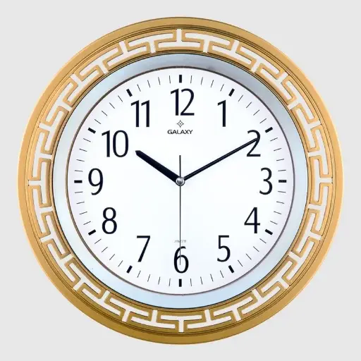 [82-AG] GALAXY DUVAR SAATİ(ALTIN SARI)