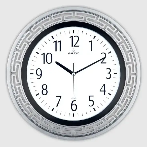 [82-GK] GALAXY DUVAR SAATİ(GRİ) 