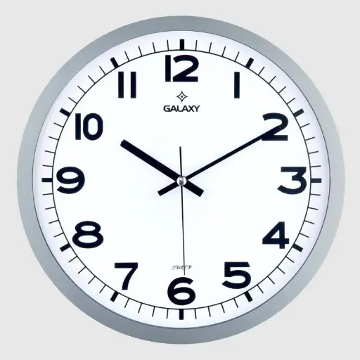 [216-G] GALAXY DUVAR SAATİ-GRİ