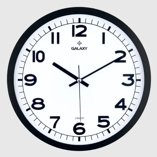 [216-K] GALAXY DUVAR SAATİ-SİYAH