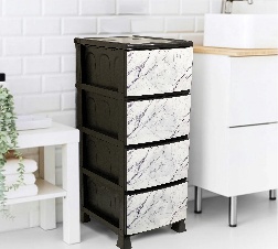 [56] Patterned Commode