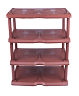 [BH-214] 4 Folded Brown Shoe Shelves