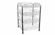 [5161 92] TRANSPARENT SQUARE SHELF (33,5cm*33,5cm*85cm)