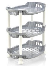 [5159 04] MINI OVAL SHELF-TRIPLE (21cm*30cm*33,5cm)