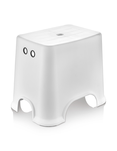 [5171 04] BATHROOM STOOL (WHITE) (33,8cm*30,5cm*40cm)