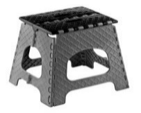 [5165 83] MEDIUM FOLDING STOOL-3 (33cm*30cm*35cm)