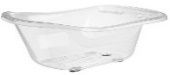 [3118 92] TRANSPARENT DROP BABY BATH  (50lt)