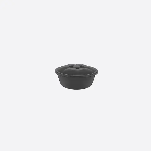 Round Basin with Lid