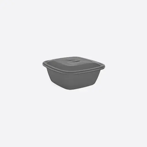 Square Basin with Lid