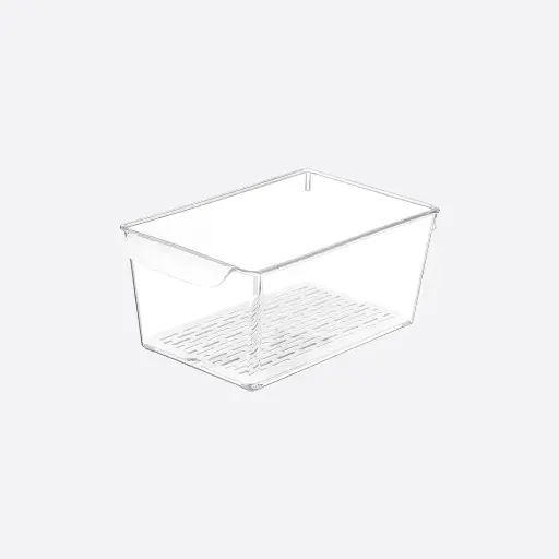 Ultra Clear Refrigerator Organizer With Strainer